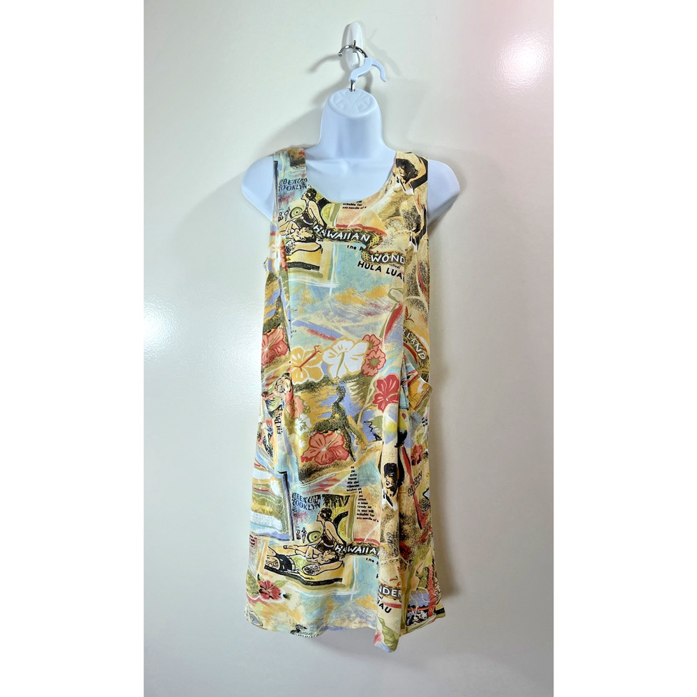 Jams World Women’s Vintage Hawaiian Dress Size S 5 Pockets Beachy Vacation Airy